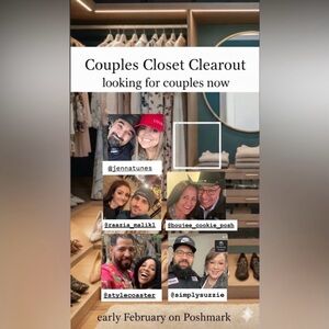 Couples Closet Clearout 02/21/2026 - starting at 9am PST/11am CST!!